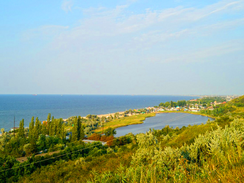 Азовское море пляж в голубицкой фото